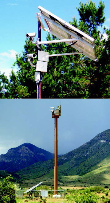 Солнечное электропитание для охранных устройств